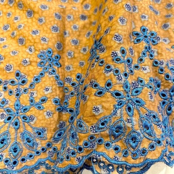 TCEC 100% cotton eyelet scalloped skirt - Picture 5 of 7